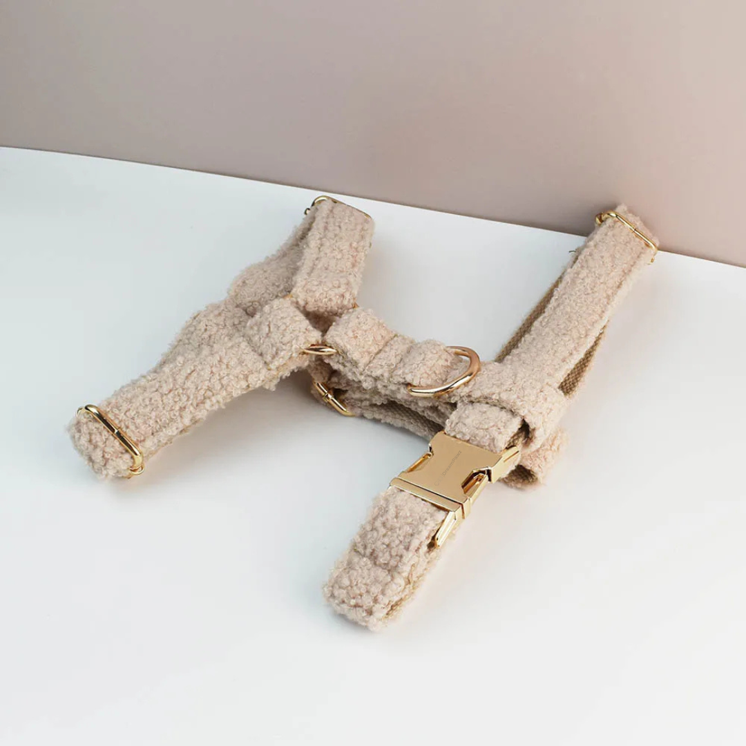 beige teddy ready hondentuigje