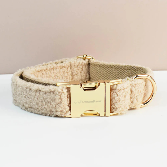beige teddy ready halsband