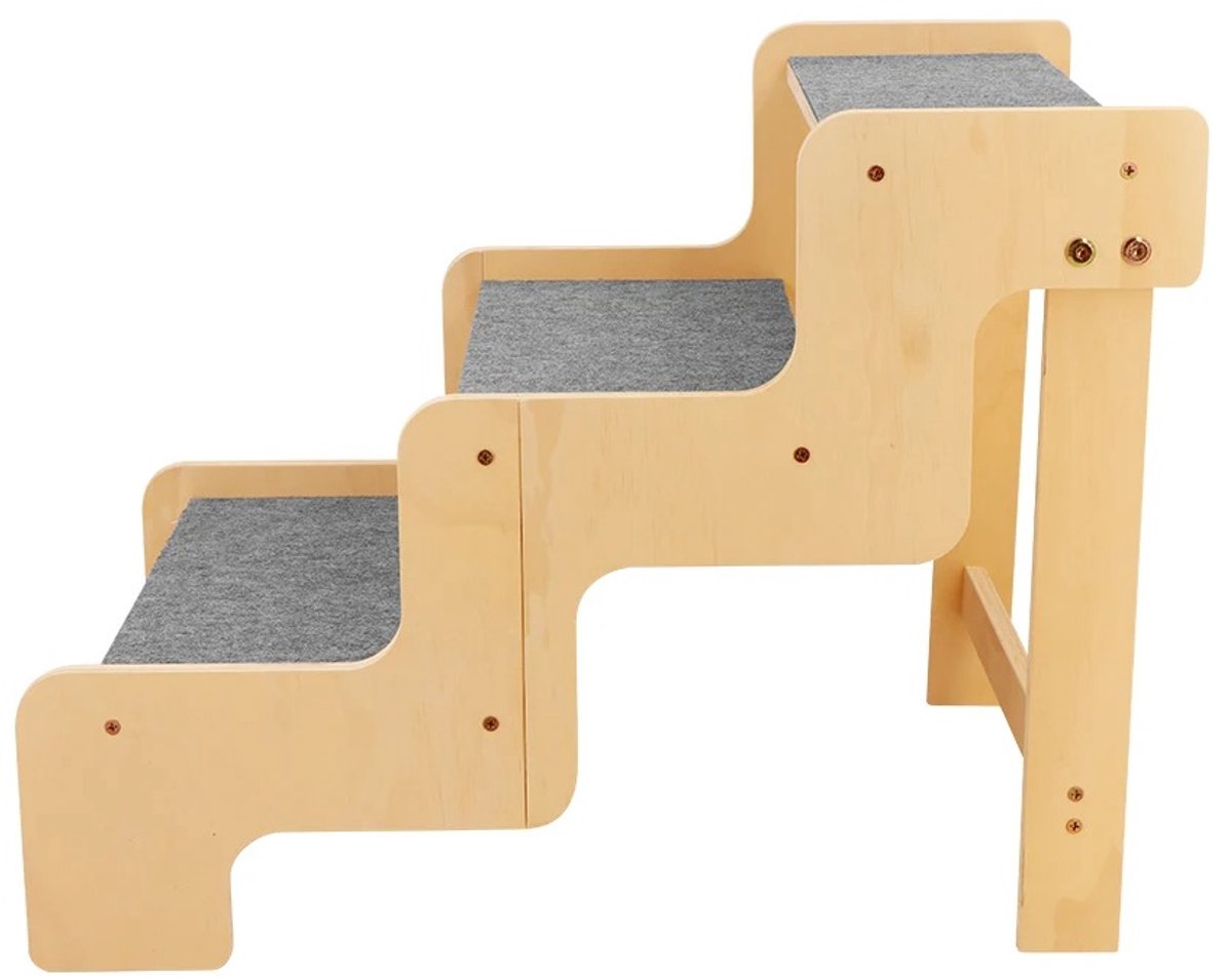 Houten Hondentrap