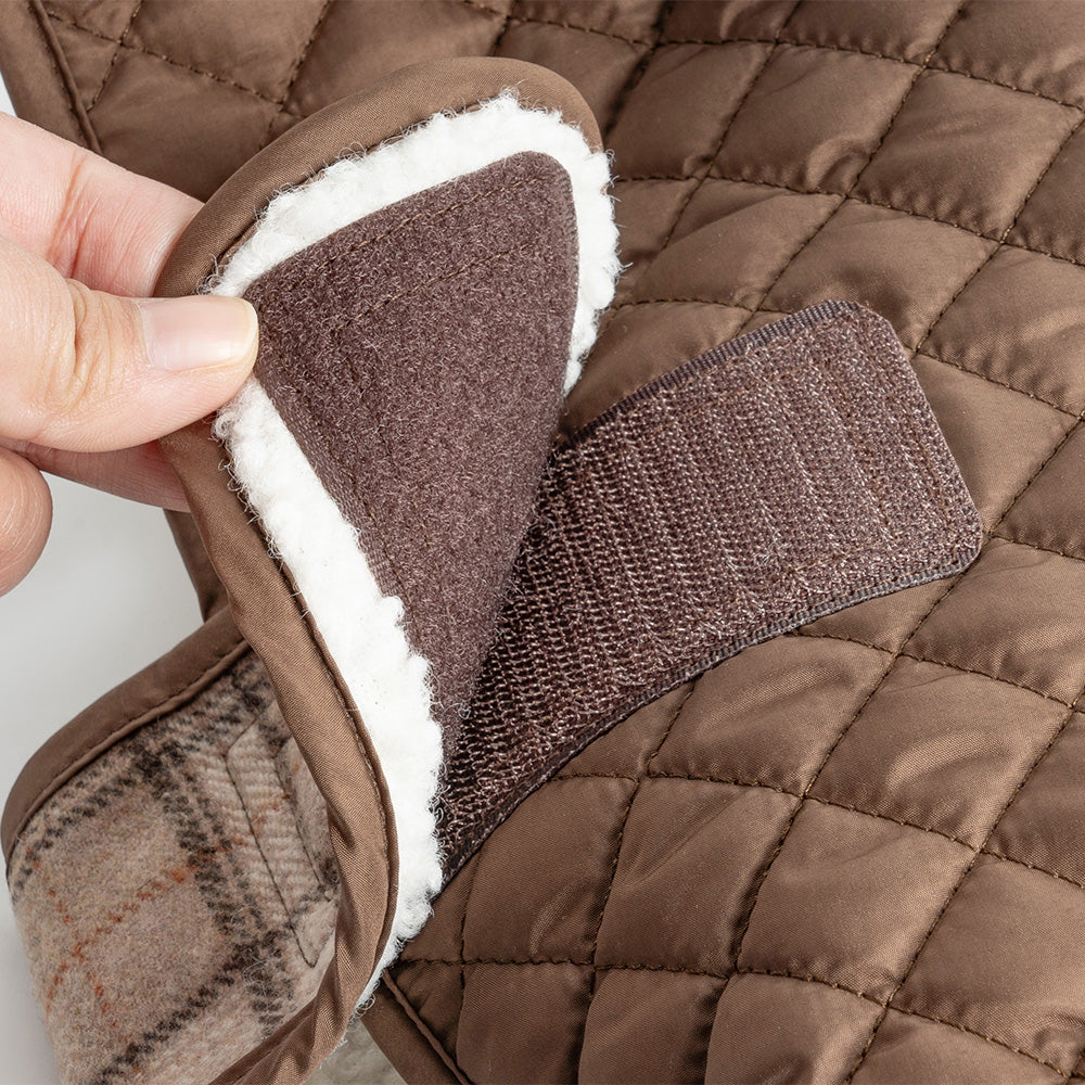 Luxe Gewatteerde Hondenjas - Quilted Chic - DreamPawz