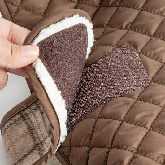Luxe Gewatteerde Hondenjas - Quilted Chic - DreamPawz