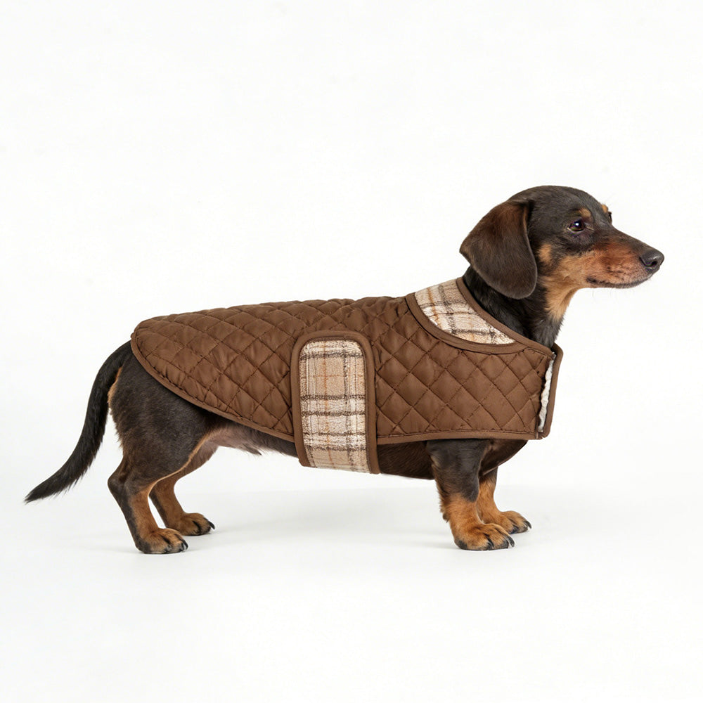 Luxe Gewatteerde Hondenjas - Quilted Chic - DreamPawz