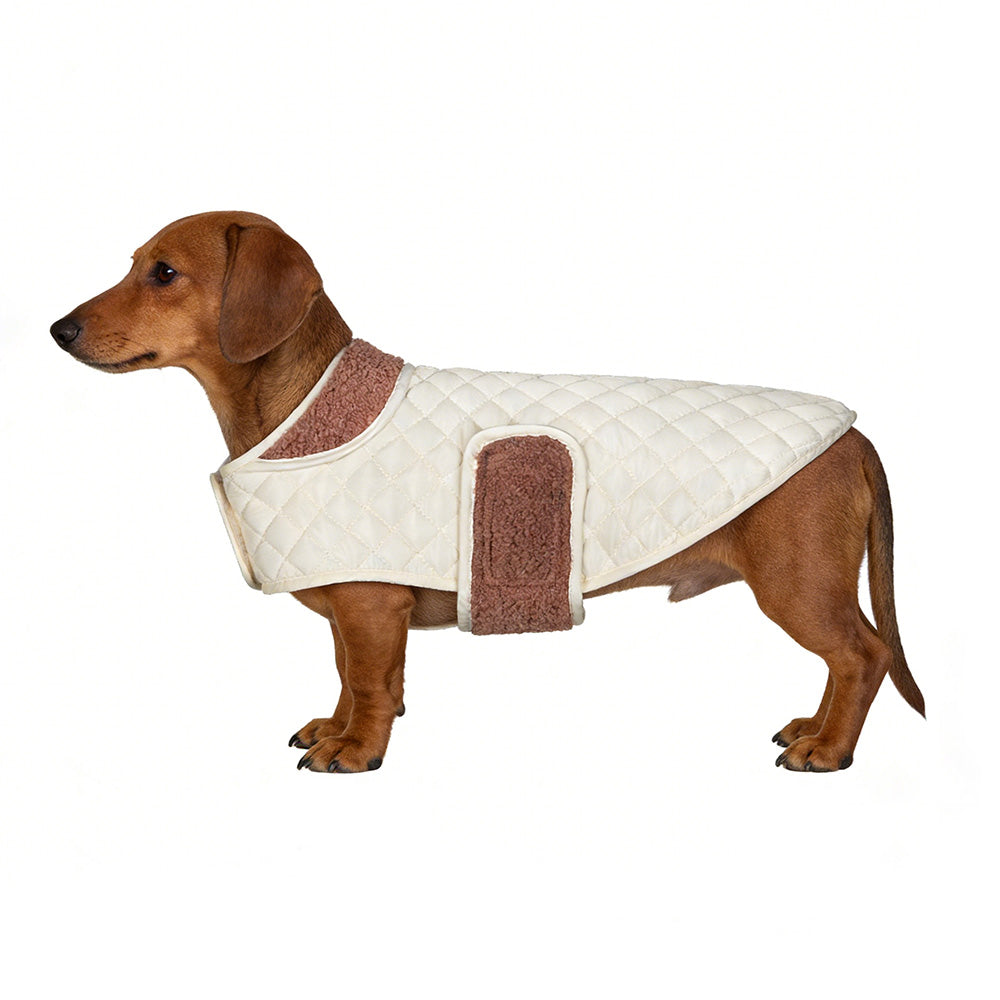 Luxe Gewatteerde Hondenjas - Quilted Chic - DreamPawz