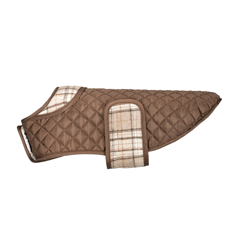 Luxe Gewatteerde Hondenjas - Quilted Chic - DreamPawz