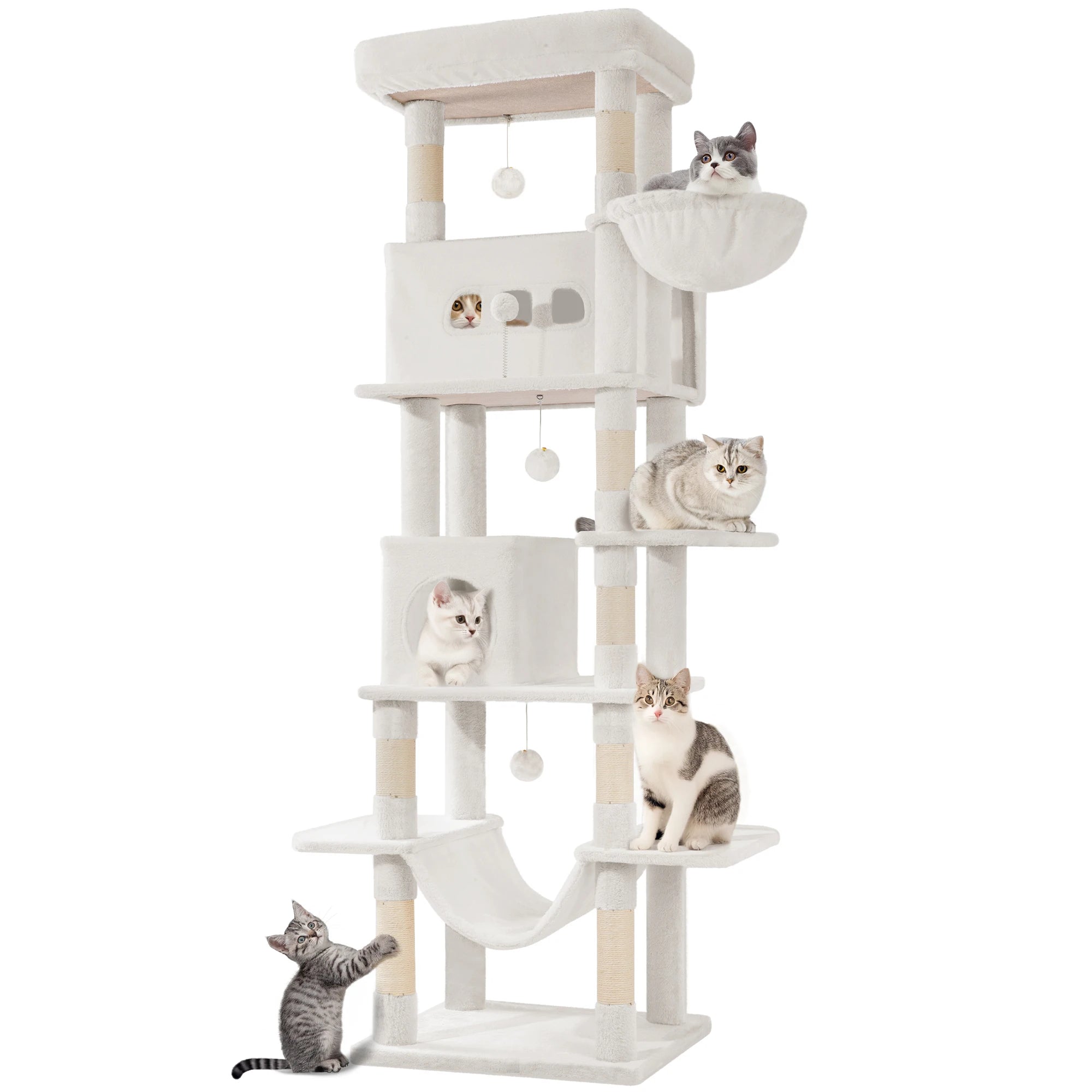 XXL 210 cm Hoge Krabpaal - DreamPawz