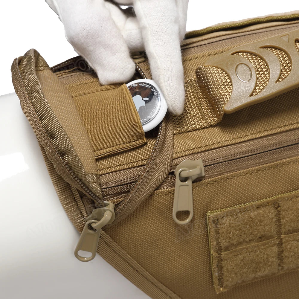 Tactical Hondenharnas met Airtag houder