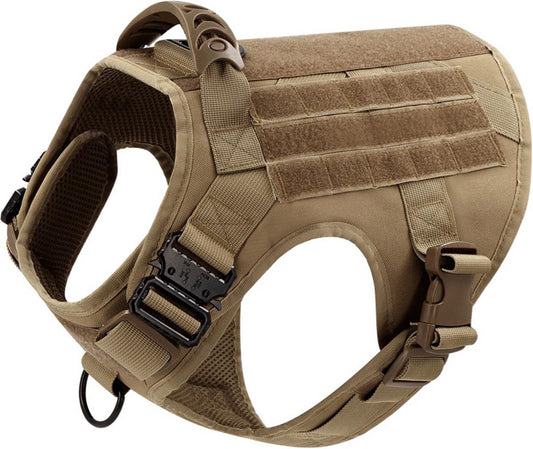 Tactical Hondentuigje K9 - Incl. Mama / Dad says I'm Special Patch(es) - DreamPawz