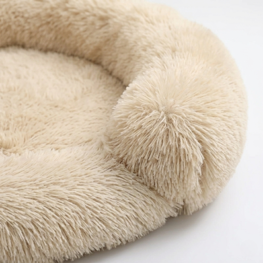 Fluffy Hondenmand - Halfopen - Rond - DreamPawz