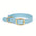Blauwe PVC Halsband