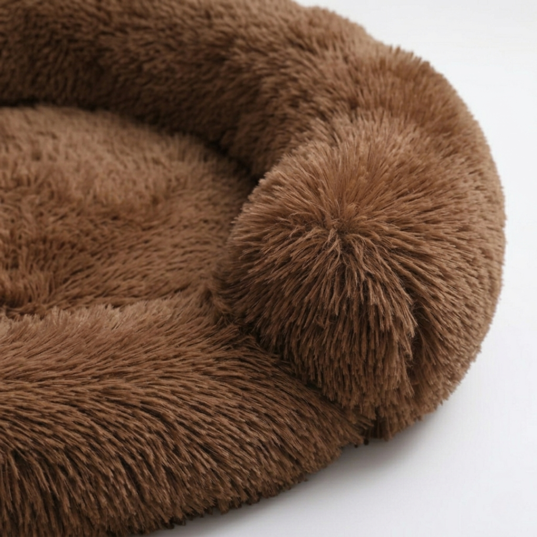 Fluffy Hondenmand - Halfopen - Rond - DreamPawz