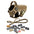 Bruine Tactical Set met 12 patches