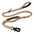 Bruine tactical hondenriem reflecterend