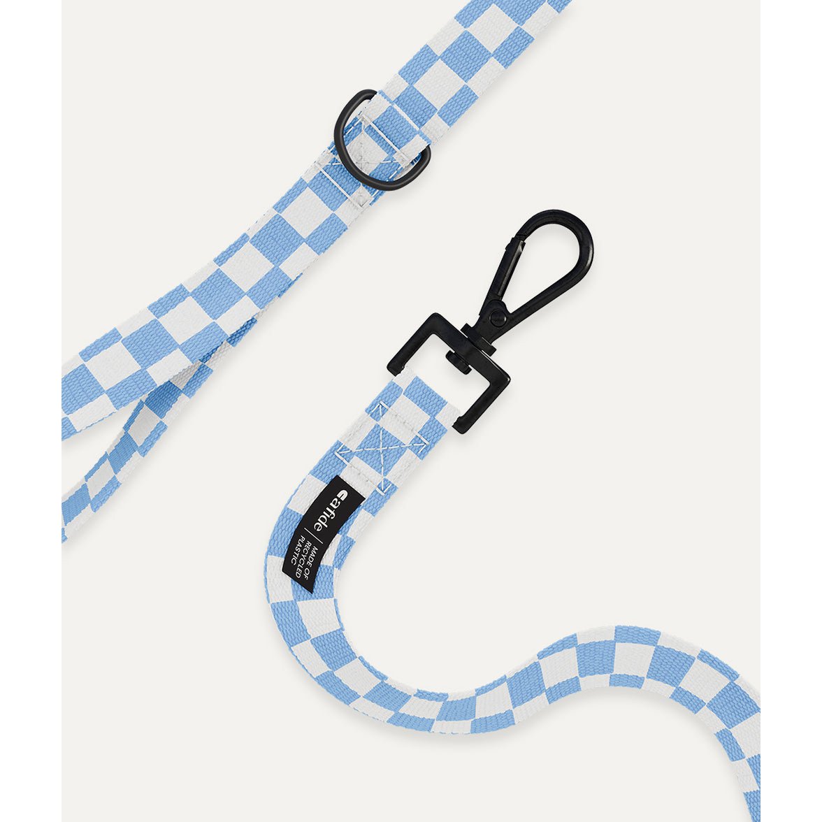 detail blauwe riem van het merk cafide