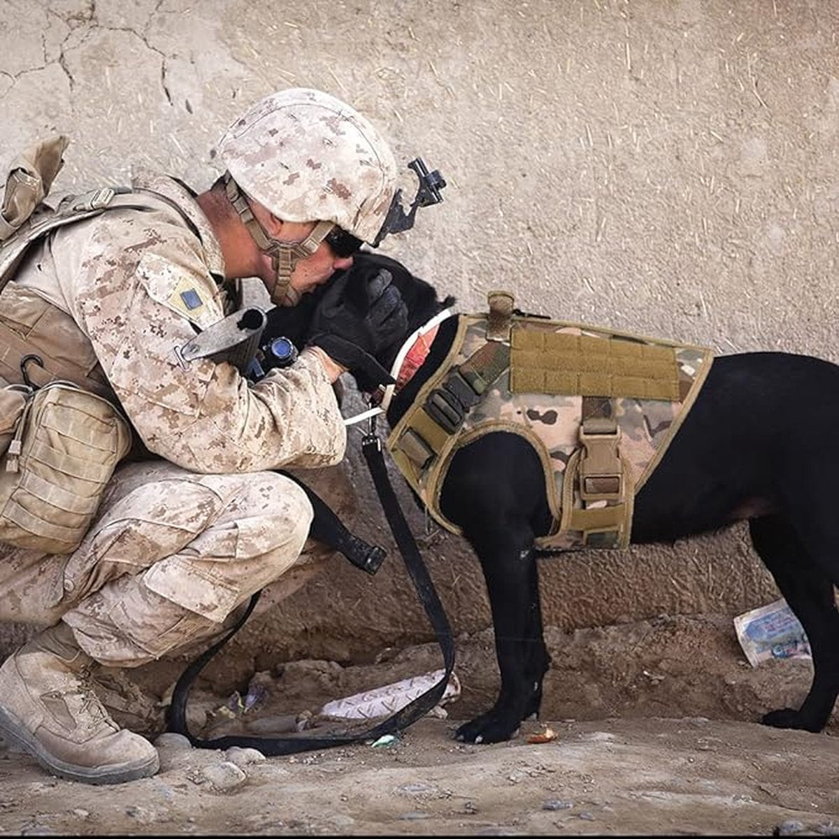 Tactical Hondentuigje K9 - Incl. Mama / Dad says I'm Special Patch(es) - DreamPawz