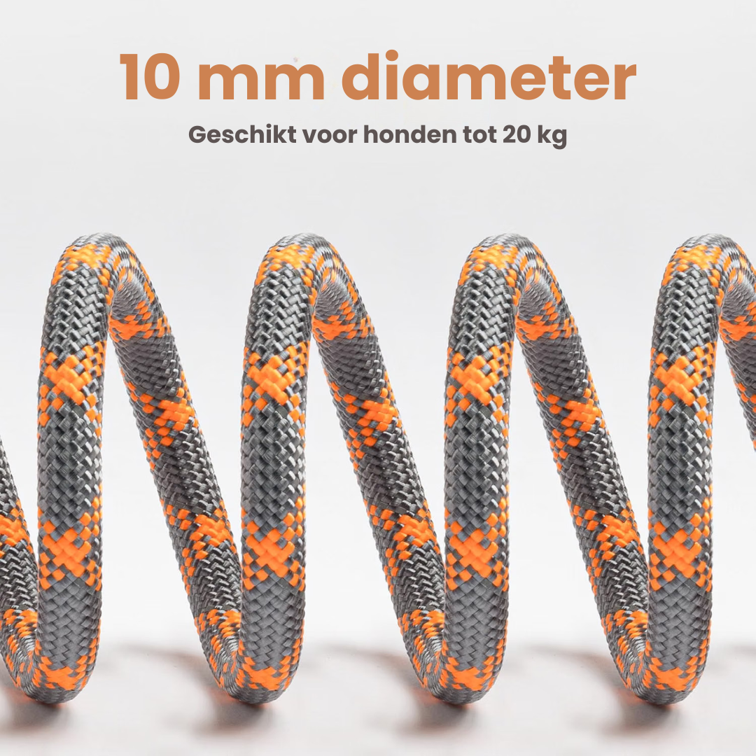 DreamPawz multifunctionele hondenriem 2,6 meter 10 mm diameter