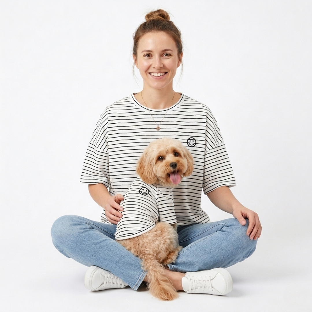 Matching T-Shirt Hond en baasje