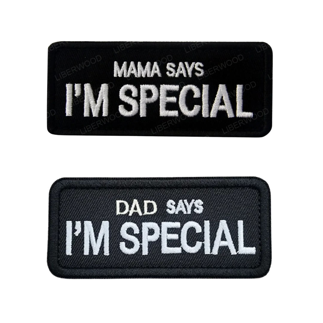 Tactical Hondentuigje K9 - Incl. Mama / Dad says I'm Special Patch(es) - DreamPawz