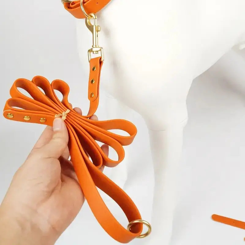 Oranje PVC Set