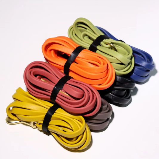 Overzicht PVC trainingsriem Dun