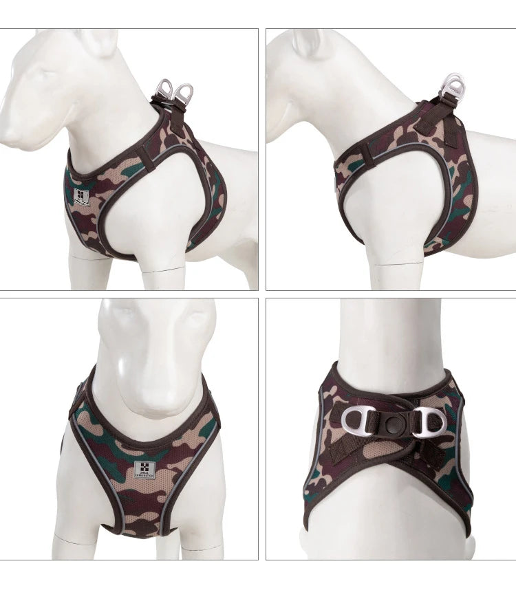 Small Combination - Reflecterende Set met Instaptuigje en Handsfree Riem