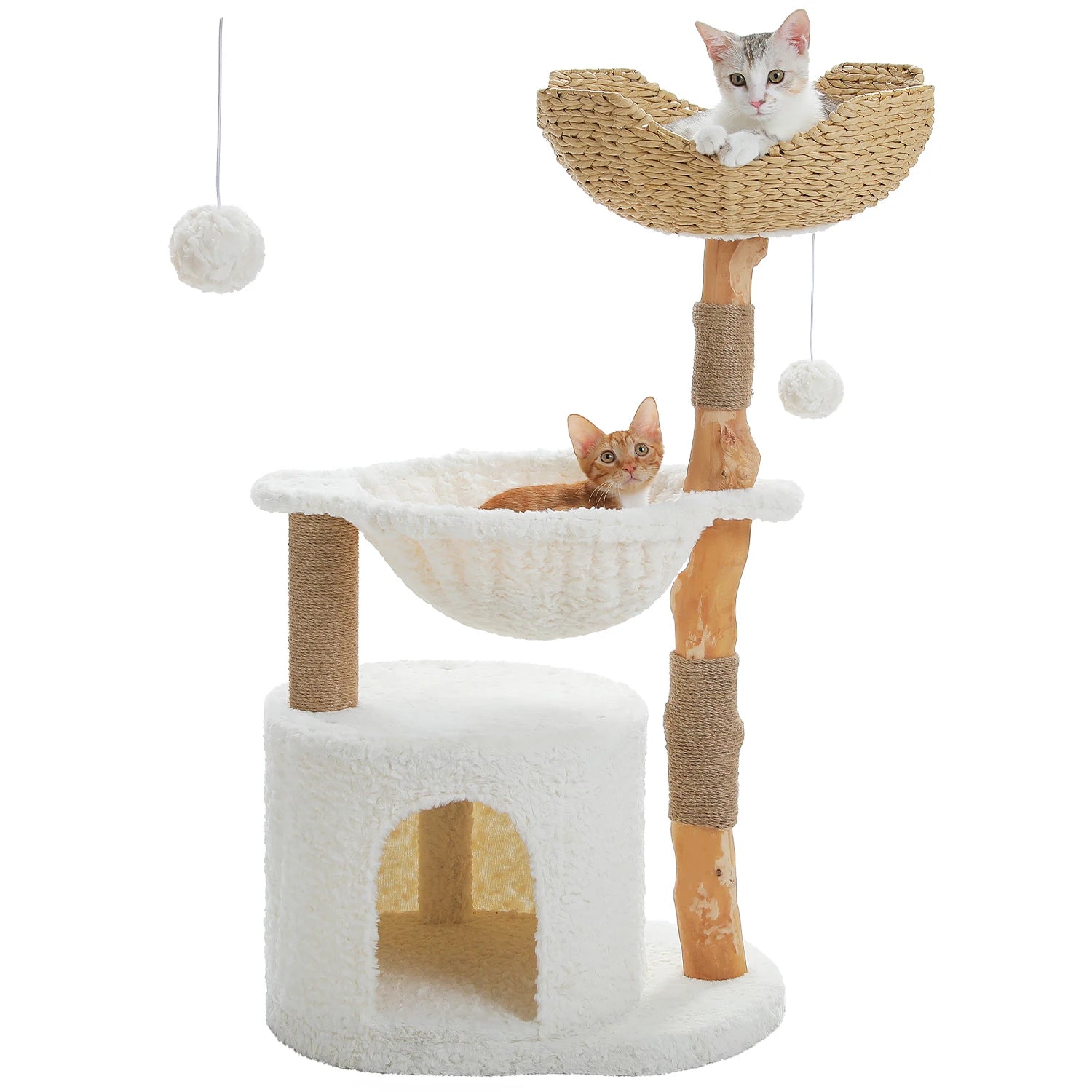 Pawz Road - Moderne Rattan Kattenboom - DreamPawz
