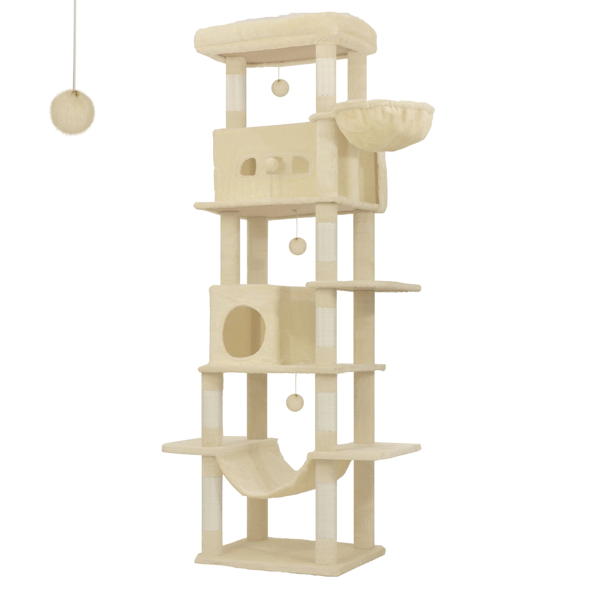 XXL 210 cm Hoge Krabpaal - DreamPawz