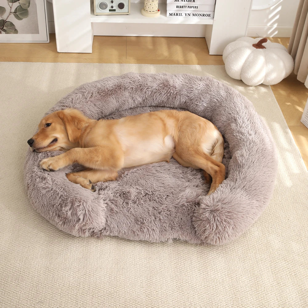 Fluffy Hondenmand - Halfopen - Rond - DreamPawz