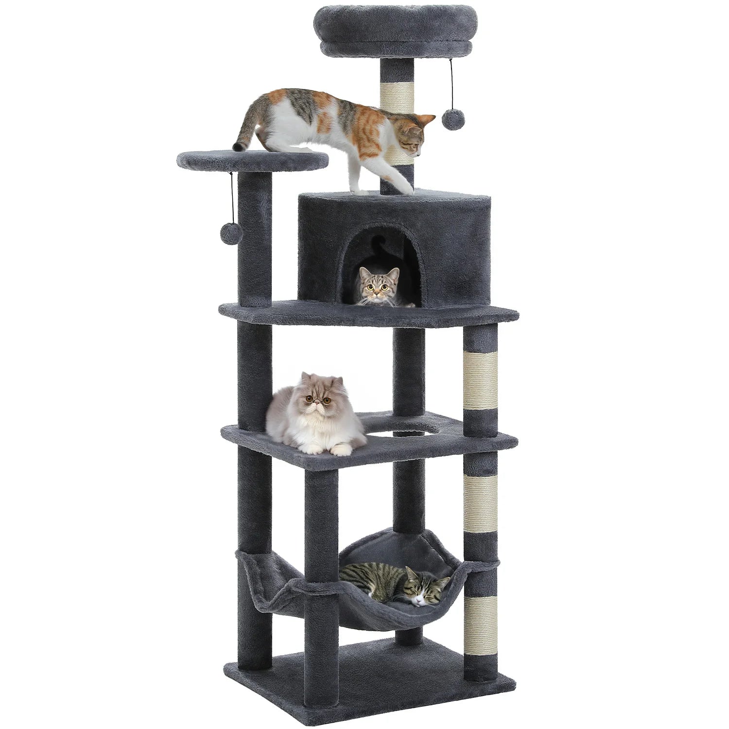6-Laagse Krabpaal – 140 cm Hoog - DreamPawz
