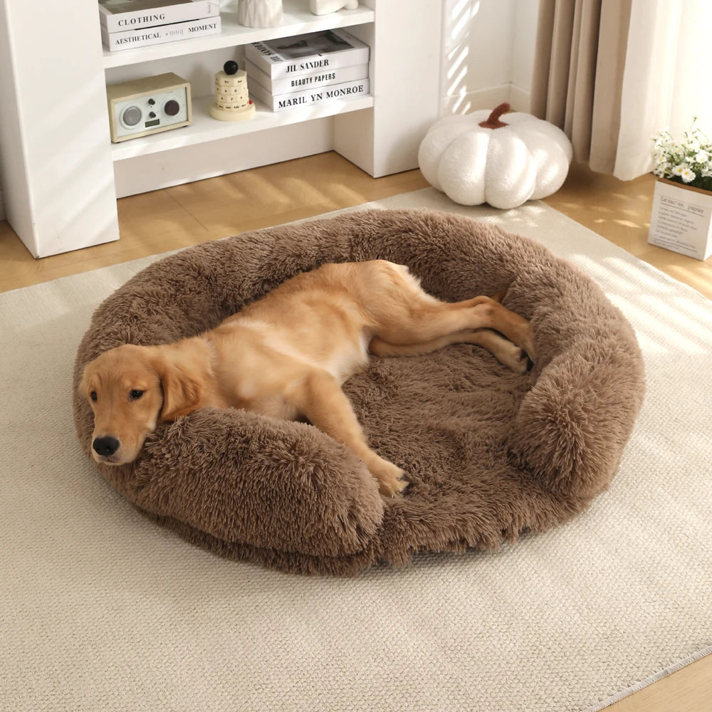 Fluffy Hondenmand - Halfopen - Rond - DreamPawz