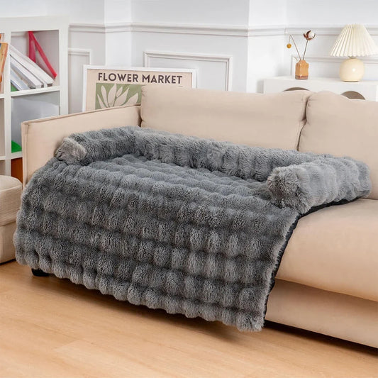 2-in-1 Bankbeschermer en Hondenkussen - Luxe Plush - DreamPawz