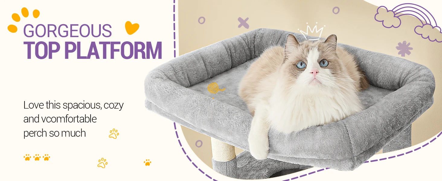XXL 210 cm Hoge Krabpaal - DreamPawz