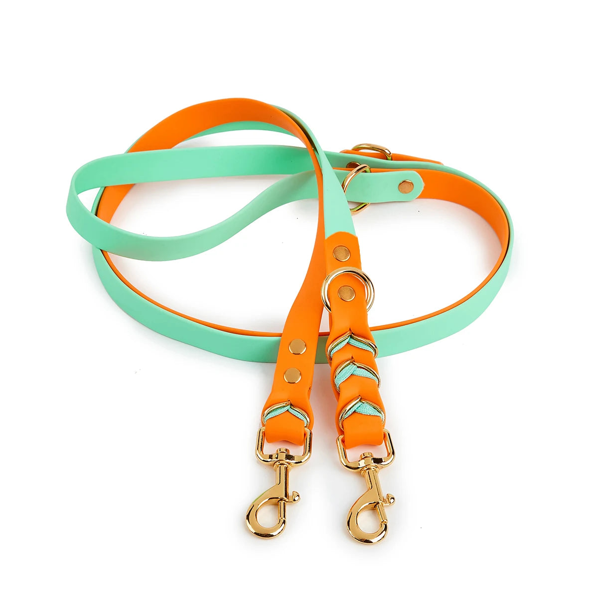 Waopet - Leather-Look Handsfree Riem - Ibiza Style