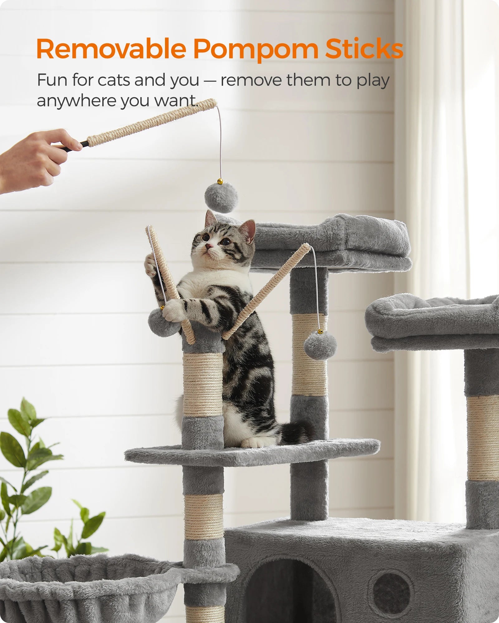 FEANDREA - XL Luxe Kattenkrabpaal