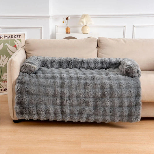 2-in-1 Bankbeschermer en Hondenkussen - Luxe Plush - DreamPawz