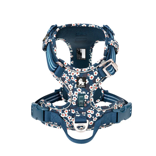 Truelove - Anti-Trek Reflecterend Hondenharnas met Bloemenpatroon (2026) - DreamPawz