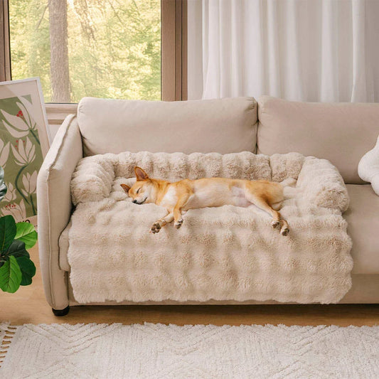 2-in-1 Bankbeschermer en Hondenkussen - Luxe Plush - DreamPawz