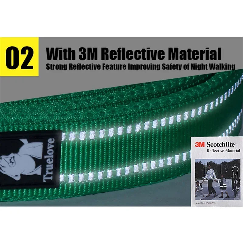 Truelove - Kleurrijke Reflecterende Hondenriem