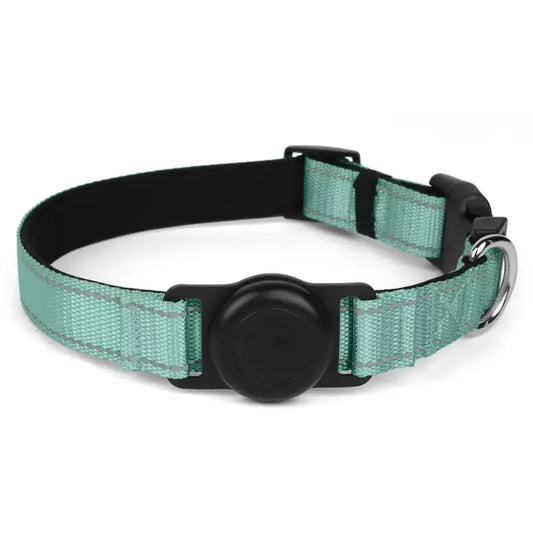 Reflecterende Halsband met AirTag-houder - DreamPawz