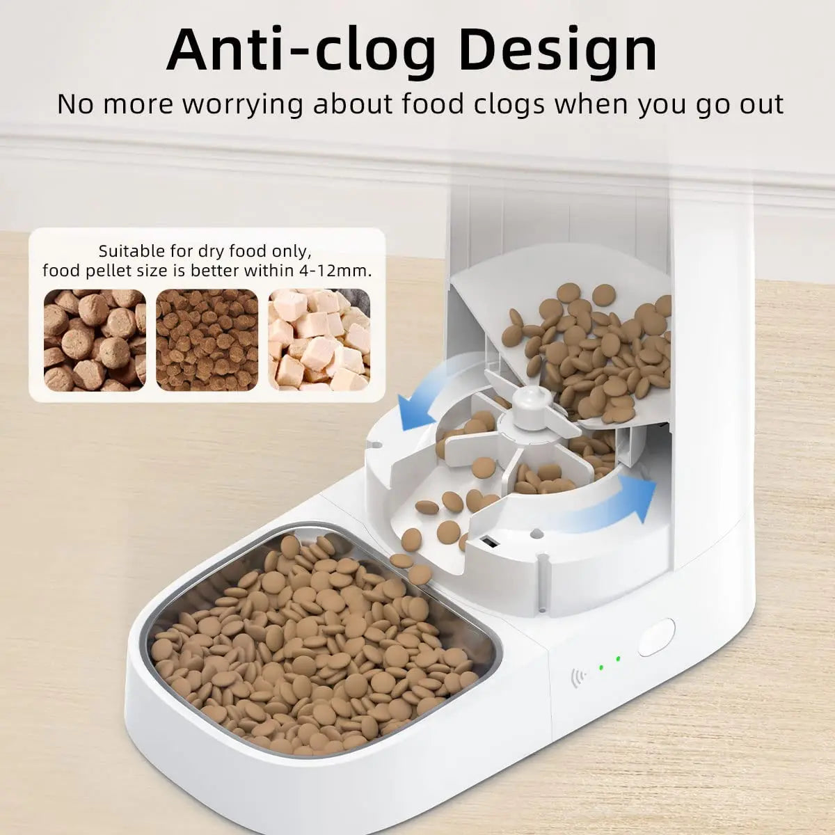 ROJECO - WiFi Automatische Voerbak Kat & Hond - App Bediening 4L