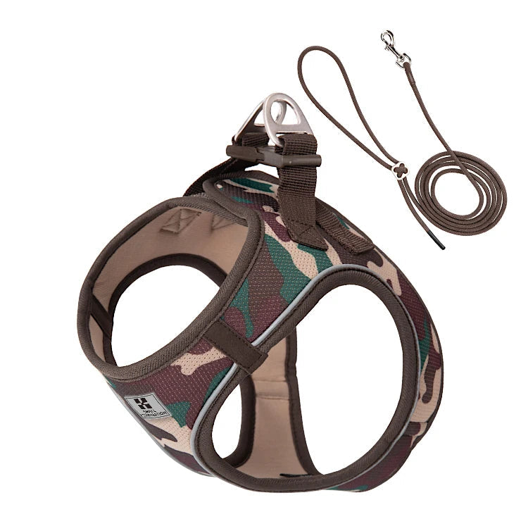 Small Combination - Reflecterende Set met Instaptuigje en Handsfree Riem