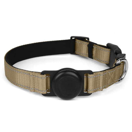 Reflecterende Halsband met AirTag-houder - DreamPawz