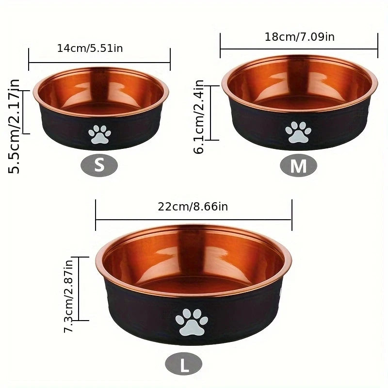 Kemorela - Anti-Slip RVS Voer- en Waterbakken voor Honden