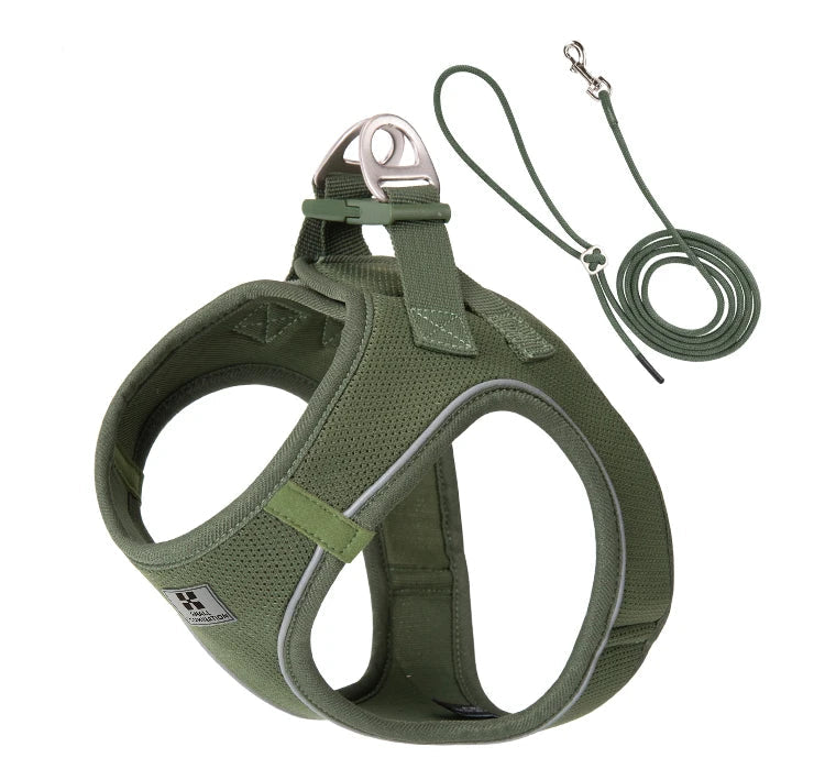 Small Combination - Reflecterende Set met Instaptuigje en Handsfree Riem