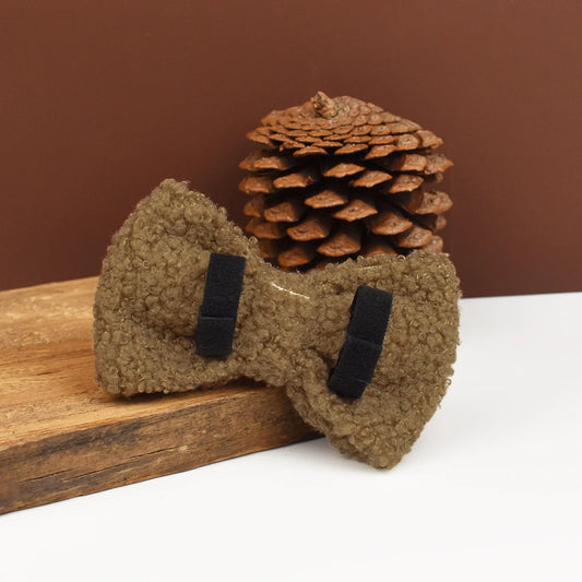 Bruine Teddy Ready Set Achterkant van de strik