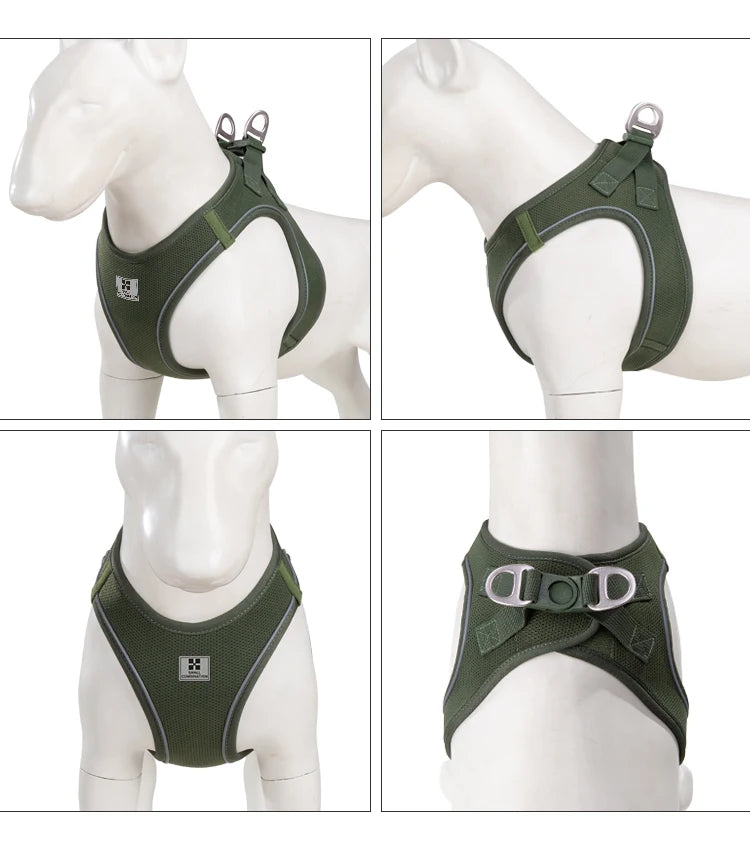 Small Combination - Reflecterende Set met Instaptuigje en Handsfree Riem