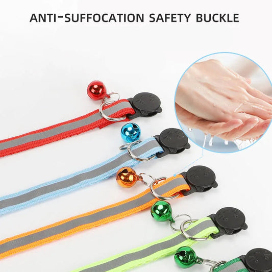 Reflecterende Kattenhalsband met Bel - DreamPawz