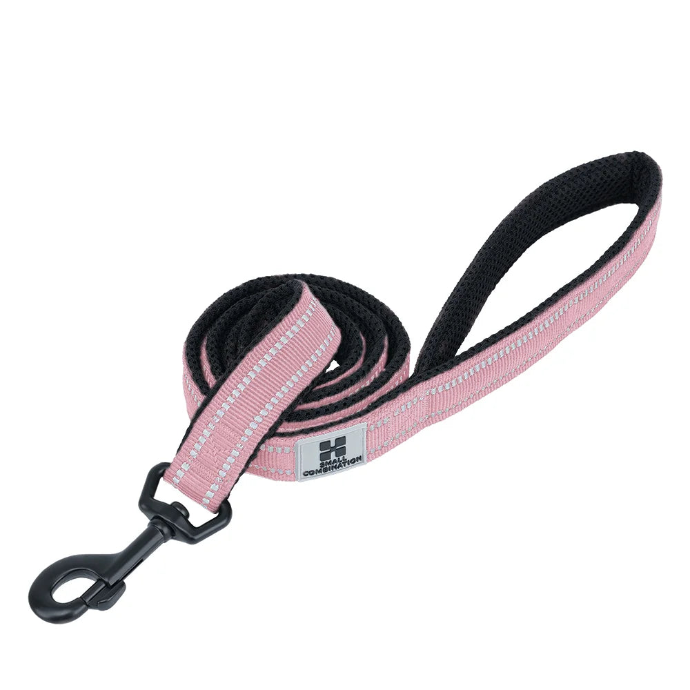 Roze reflecterende hondenriem van Small Combination