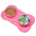 Antislip Dubbele Voer- en Waterbak met Siliconen Anti-Slip Mat