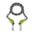 Waopet - Handsfree Riem - Multicolor