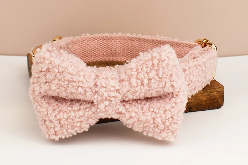 Teddy ready set roze halsband met strik